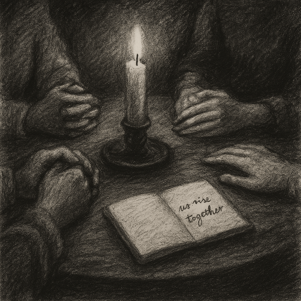 Kneel. Hold. Heal.
