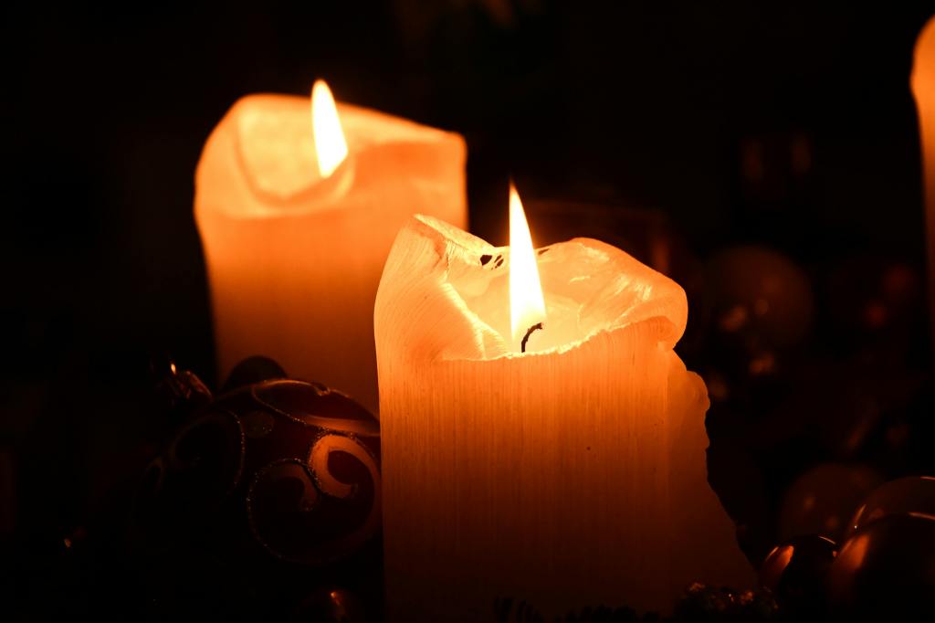Cloak. Candle. Lily.