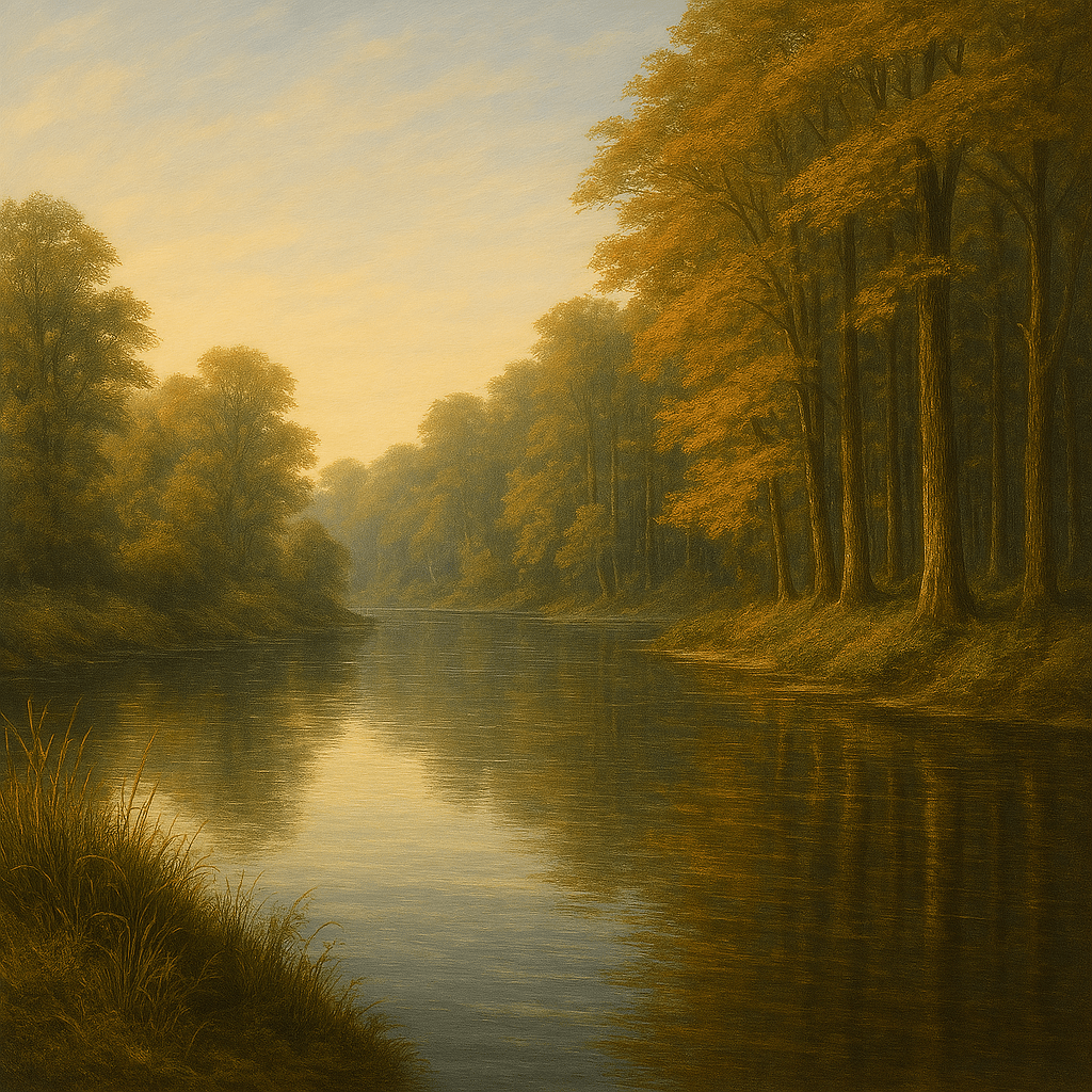 River. Forest. Abbey.