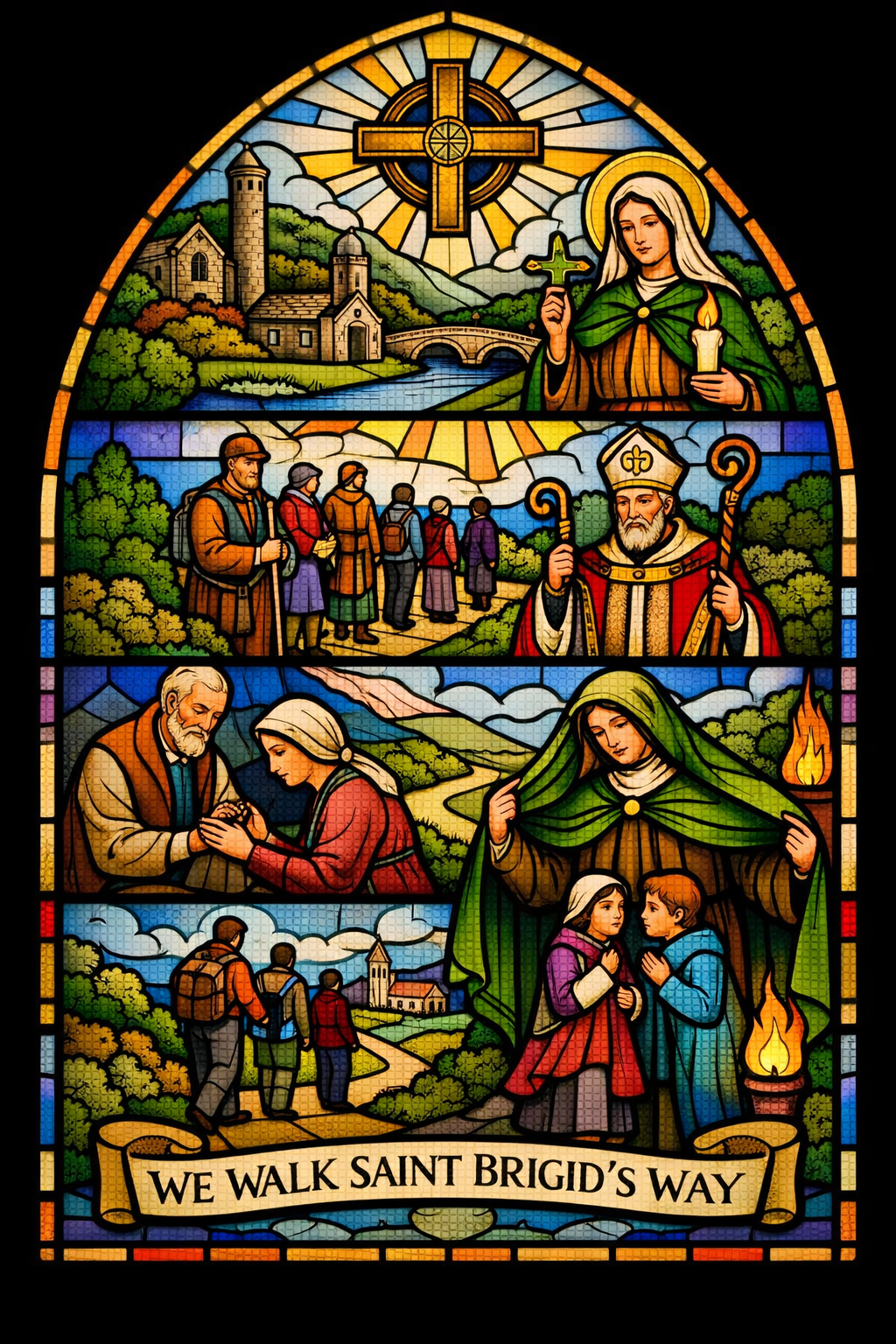 Walk. Prayer. Grace – “We walk Saint Brigid’s way today”