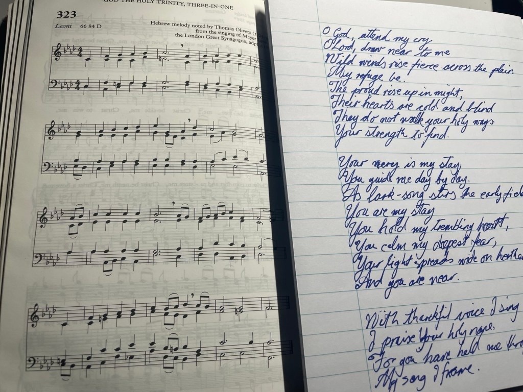 Writing a Hymn—and Learning Stabilitas Overnight