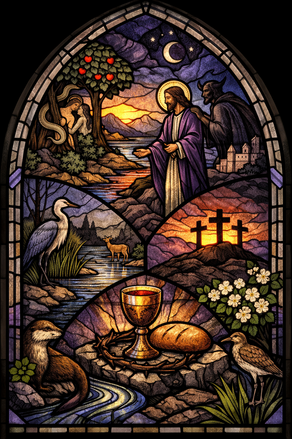 In the quiet of the garden: Lent 1