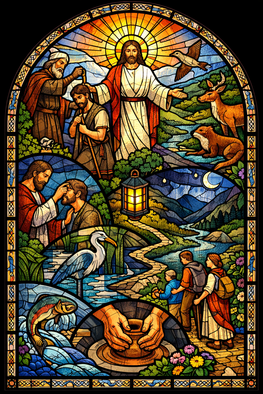 A hymn for the Fourth Sunday in Lent – “By the wellsprings of the Barrow” (87 87 D)